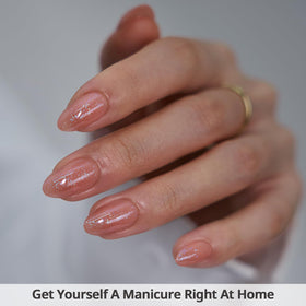 BTArtbox faux ongles Citrine Glow avec emballage et accessoires inclus