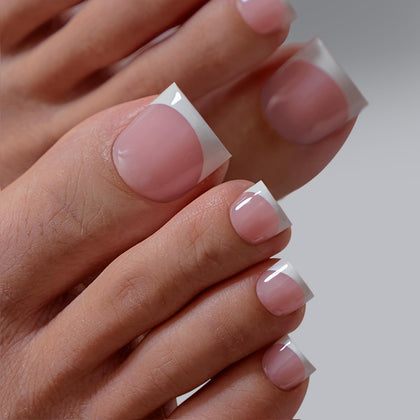 BTArtbox Faux Ongles de Pied Press-On Forme Carrée, 30 pièces