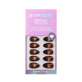 BTArtbox faux ongles Mocha Hypnotic et lime à ongles