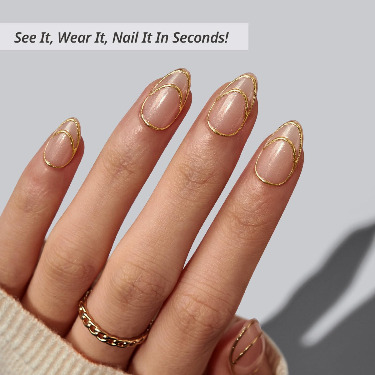 BTArtbox Faux Ongles Press-On avec kit de colle et accessoires