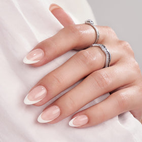 BTArtbox Faux Ongles Press-On Blanc Français avec boîte de rangement