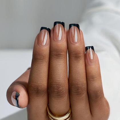 BTArtbox Faux Ongles Press On Braveheart Noir, vue avant