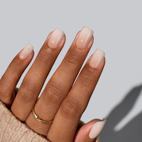 BTArtbox faux ongles press-on crème vanille avec accessoires inclus