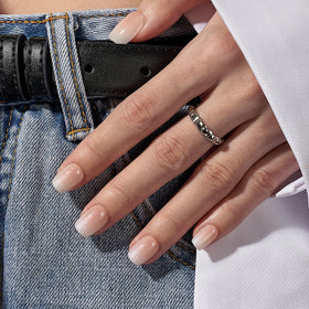 BTArtbox faux ongles press-on crème vanille, présentation des tailles