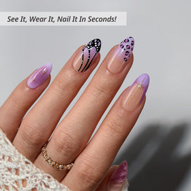 BTArtbox faux ongles press-on Flutter Besties avec colle et accessoires