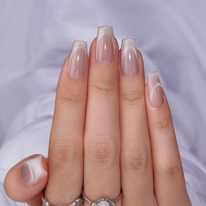 BTArtbox Faux Ongles Press-On Milky Way 32 pièces vue de face