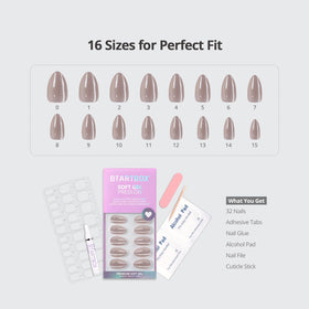 BTArtbox Faux Ongles Pressés Aurora Cat Eye, emballage du produit