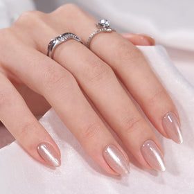 BTArtbox Faux Ongles Pressés Aurora Cat Eye, présentation avec accessoires inclus