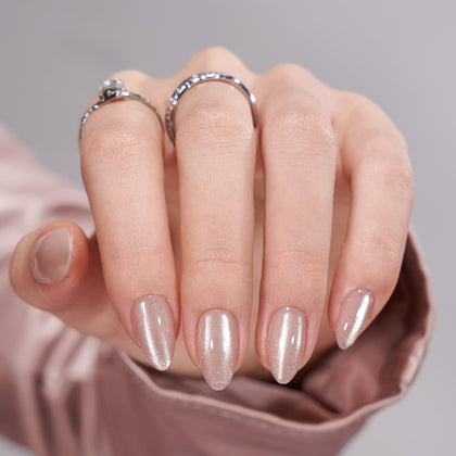 BTArtbox Faux Ongles Pressés Aurora Cat Eye, vue de face