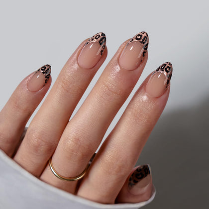 BTArtbox faux ongles pressés Cheetah Sauvage présentation avant