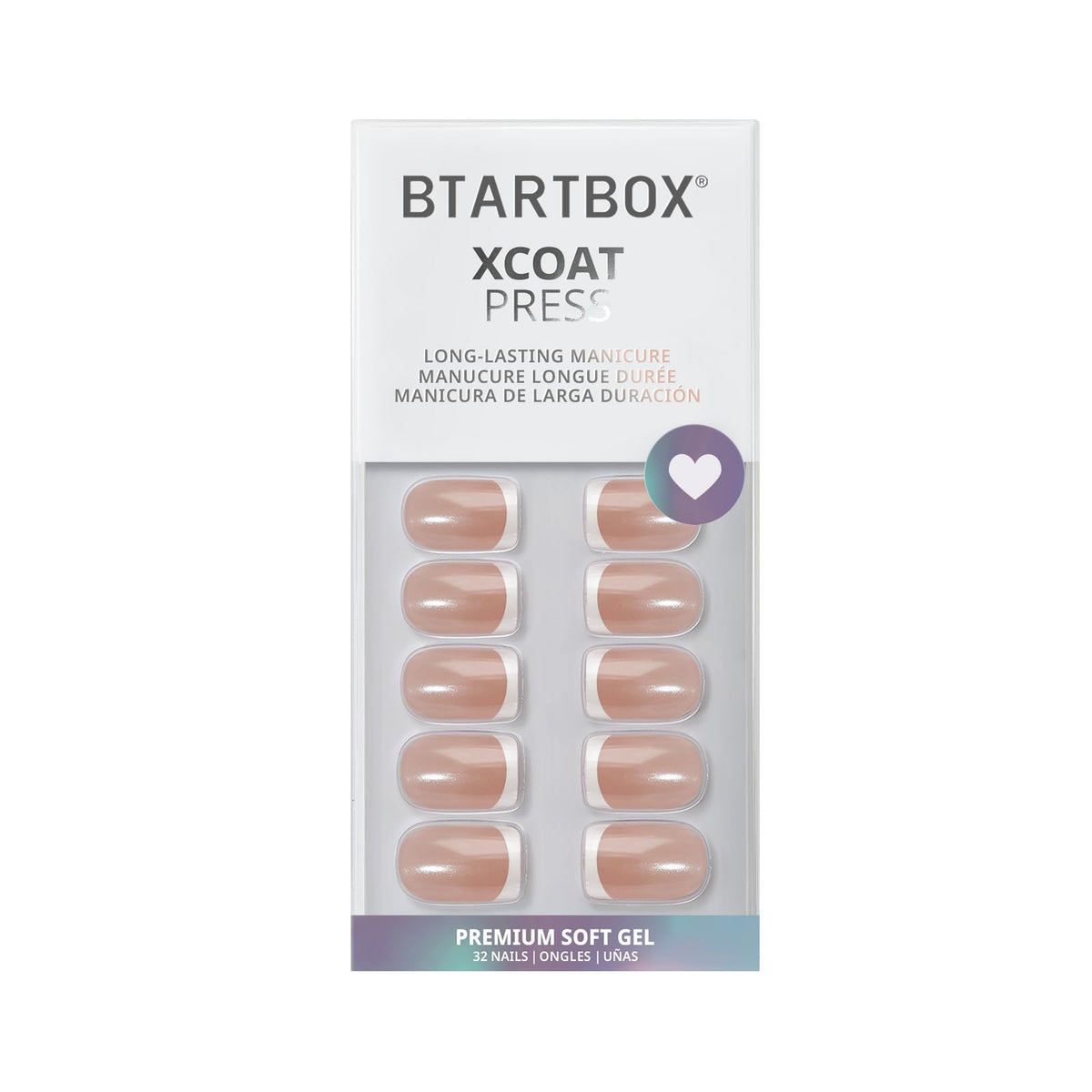 BTArtbox Faux Ongles Pressés dans leur emballage