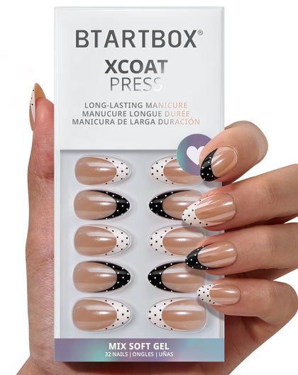 BTArtbox Faux Ongles Pressés Kismet Duo modèle amande courte