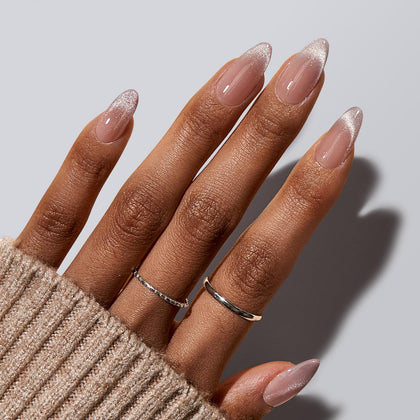 BTArtbox faux ongles pressés Medium Almond 32Ct vue de face