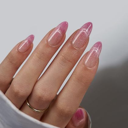 BTArtbox Faux Ongles Pressés Rosy Dew boîte avec 30 ongles