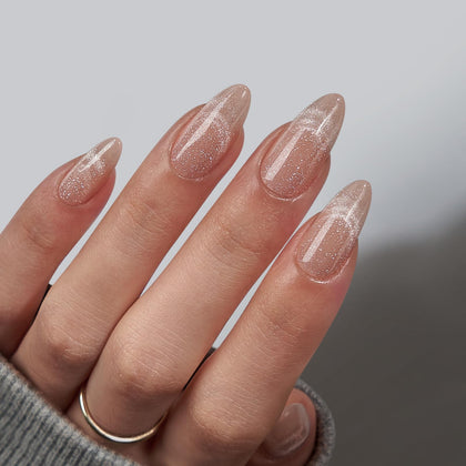 BTArtbox Faux Ongles Pressés Sunlit Shimmer, vue de face