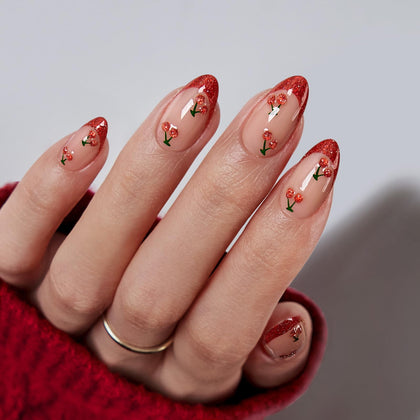 BTArtbox Faux Ongles Pressés Sweet Cherry, vue de face