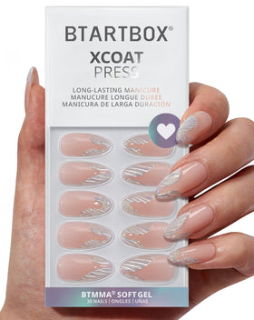 BTArtbox Faux Ongles Starlet 30 pièces ensemble affiché
