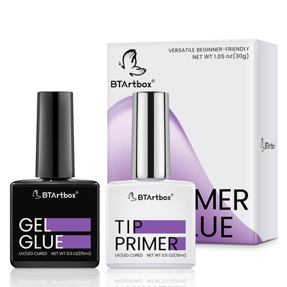 BTArtbox Gel Glue Set 15ml avec Gel et Primer