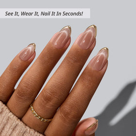 BTArtbox Ongles Pressés Gold Drops, contenu de la boîte