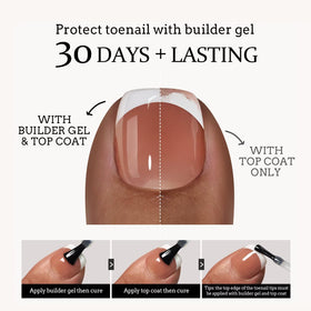 BTARTBOXNAILS faux ongles marron S-M squoval avec gel collant
