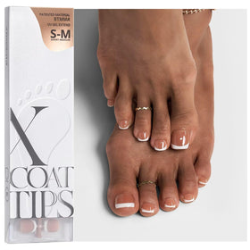 BTARTBOXNAILS faux ongles marron S-M squoval vue de devant