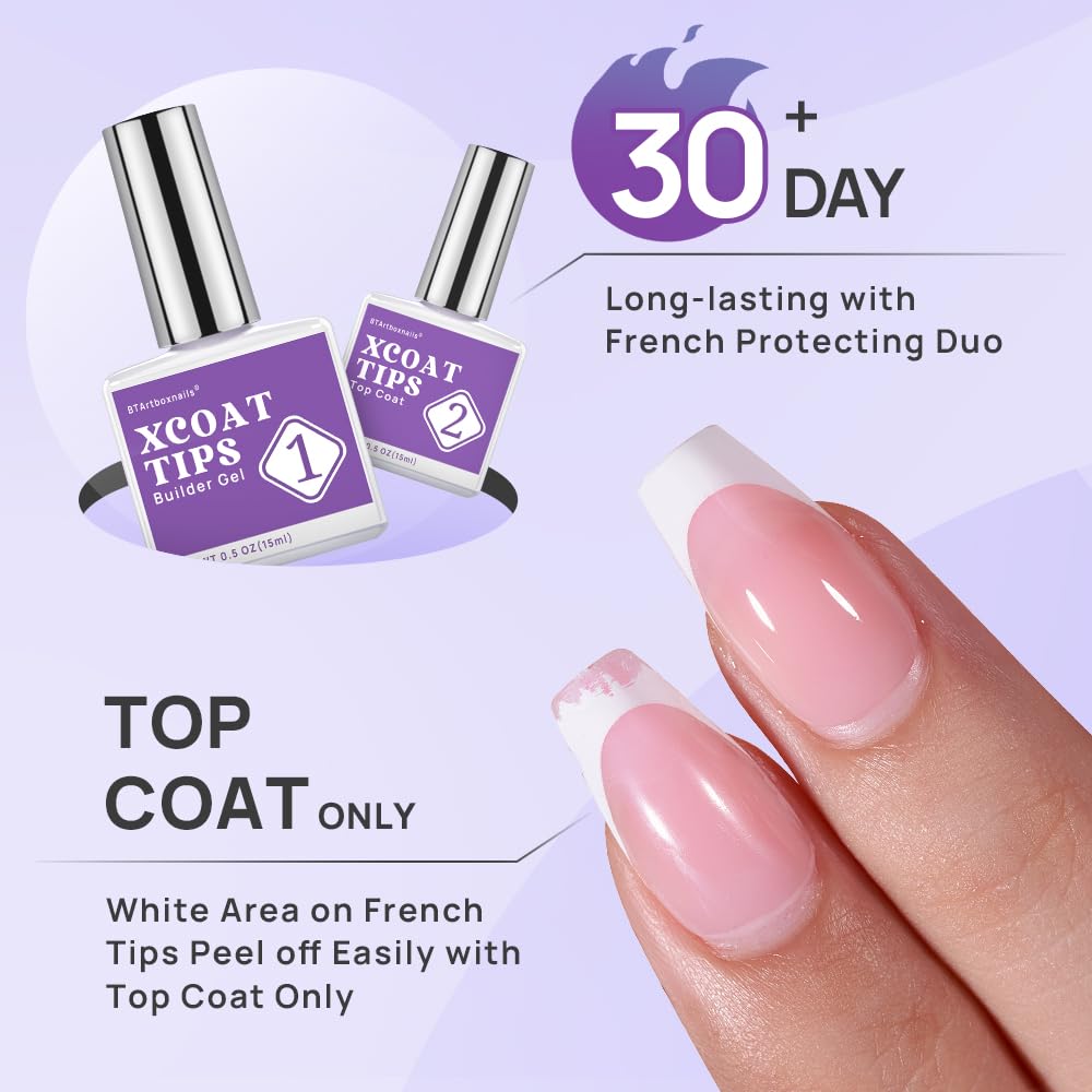 BTARTBOXNAILS Top Coat de 15ml avec applicateur