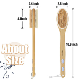 Bubbob Brosse de Douche Longue montrant le manche et la prise en main
