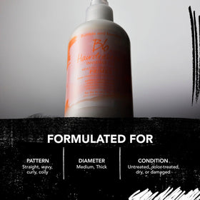 Bumble and bumble. Huile Invisible Coiffure 350ml avec application sur cheveux