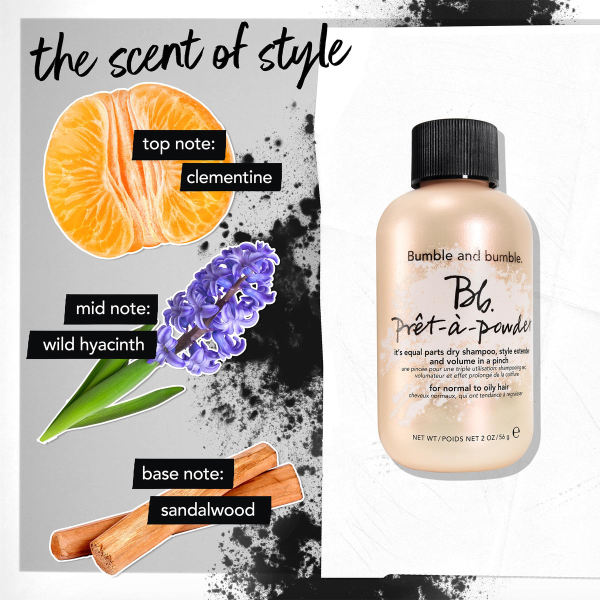 Bumble and bumble Prêt-à-powder Shampoo Sec 20g side view