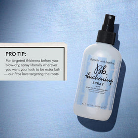 Bumble and bumble. Spray Pré-Styling Épaississant 250ml en utilisation