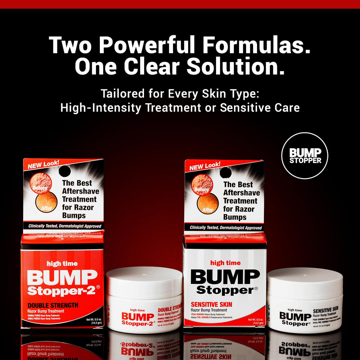 Bump Stopper 2 tube de 15 ml sur fond blanc