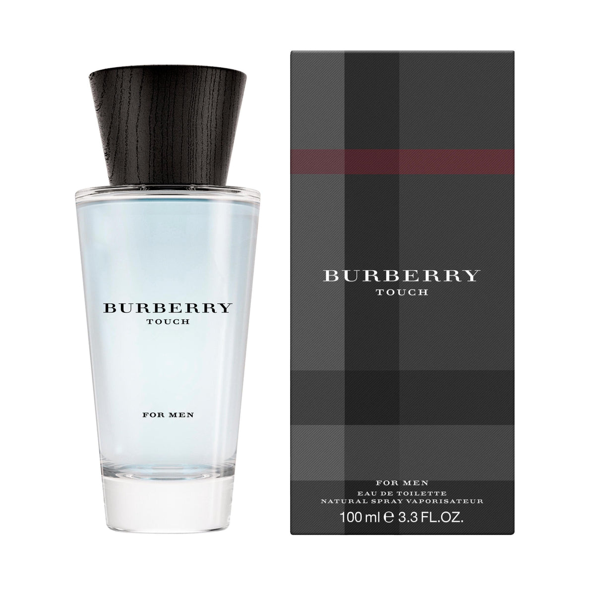BURBERRY Touch For Men Eau de Toilette 100ml bouteille en verre clair