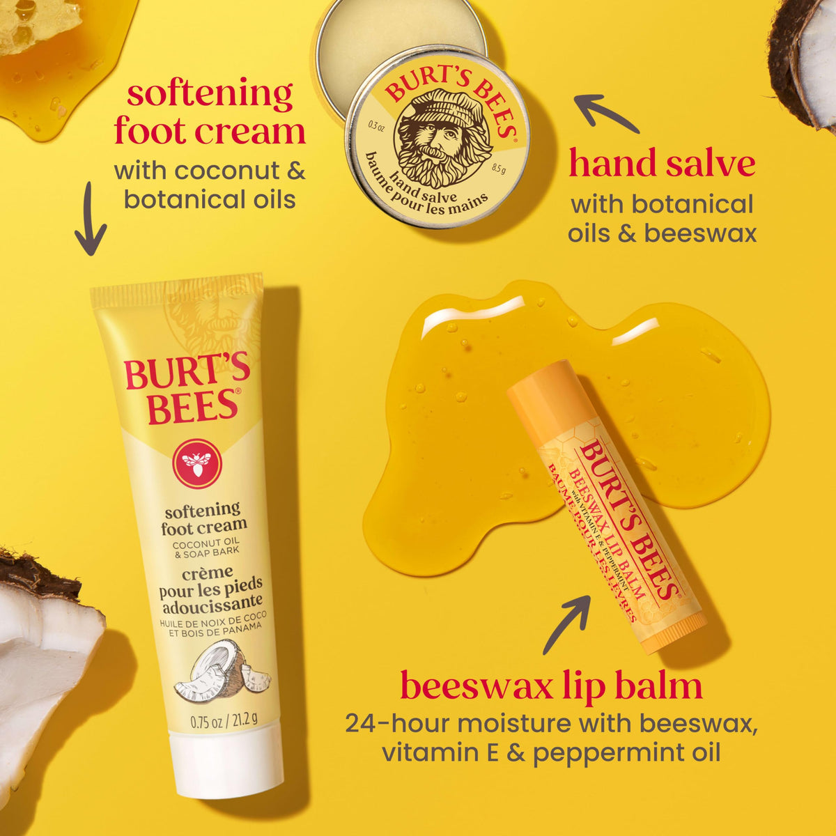 Burt's Bees Baume à Lèvres à la Cire d'Abeille 0,15 oz