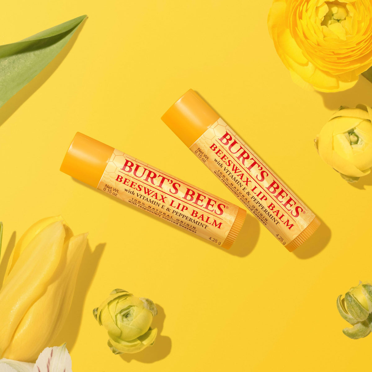 Burt's Bees Baume à Lèvres Original ingrédients naturels