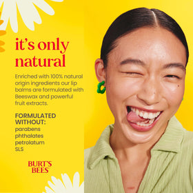 Burt's Bees Baume à Lèvres Original tube ouvert