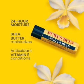 Burt's Bees Baume à Lèvres vanille, tube arrière