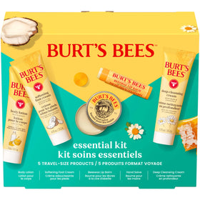 Burt's Bees Essentials Kit contenant 5 produits de soin en format voyage