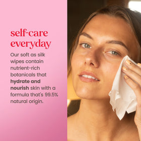 Burt's Bees Lingettes Micellaires Eau de Rose emballage ouvert