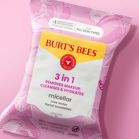 Burt's Bees Lingettes Micellaires Eau de Rose ingrédients