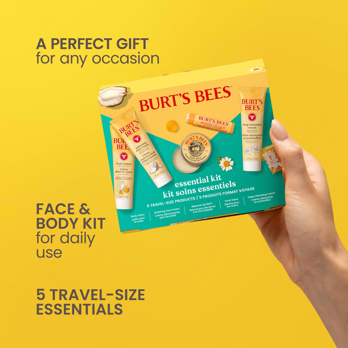 Burt's Bees Lotion Corporelle au Lait et Miel 1 oz