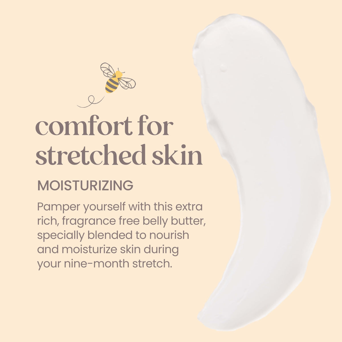 Burt's Bees Mama Belly Butter 240g dans un environnement de salle de bain