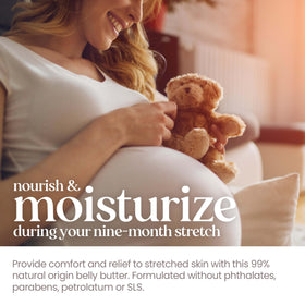 Burt's Bees Mama Belly Butter 240g étiquette avec ingrédients