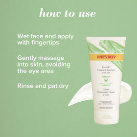 Burt's Bees nettoyant crème doux Aloe Vera avec ingrédients naturels