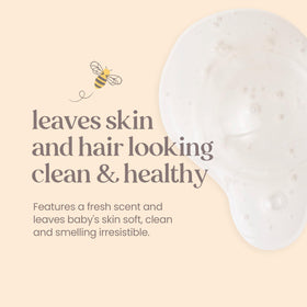 Burt's Bees Shampoo et Gel Douche Bébé 3 x 355 ml étiquette