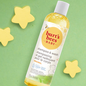 Burt's Bees Shampoo et Gel Douche Bébé avec accessoires de bain