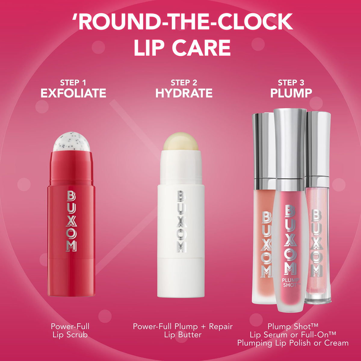 Buxom Baume à Lèvres Power-Full Plump 32g en usage quotidien