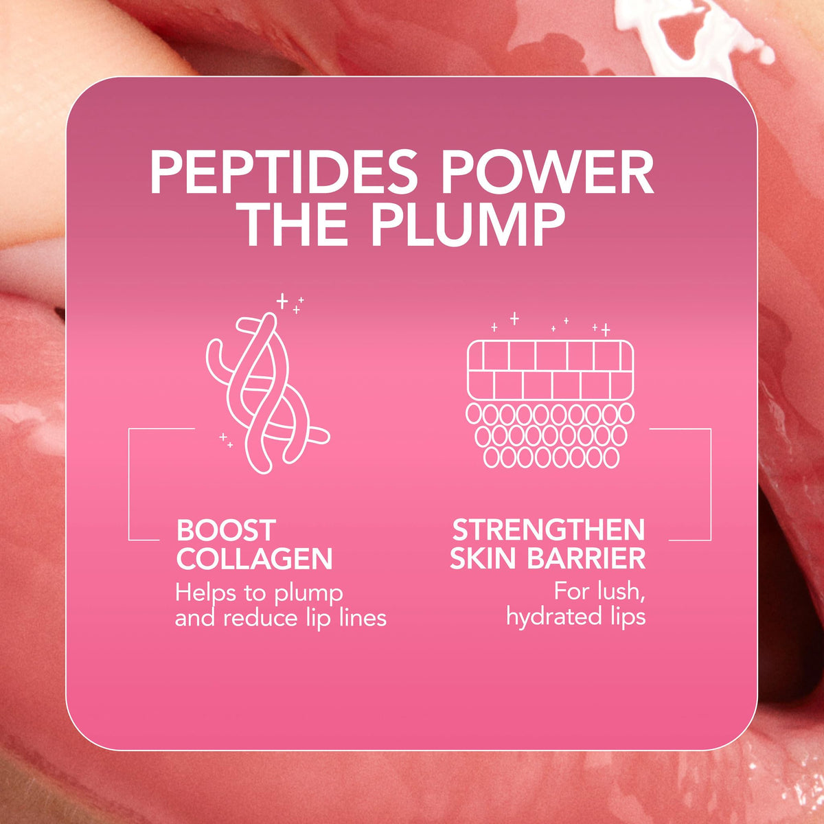 Buxom Full-On Plumping Lip Cream Bellini avec un arrière-plan élégant