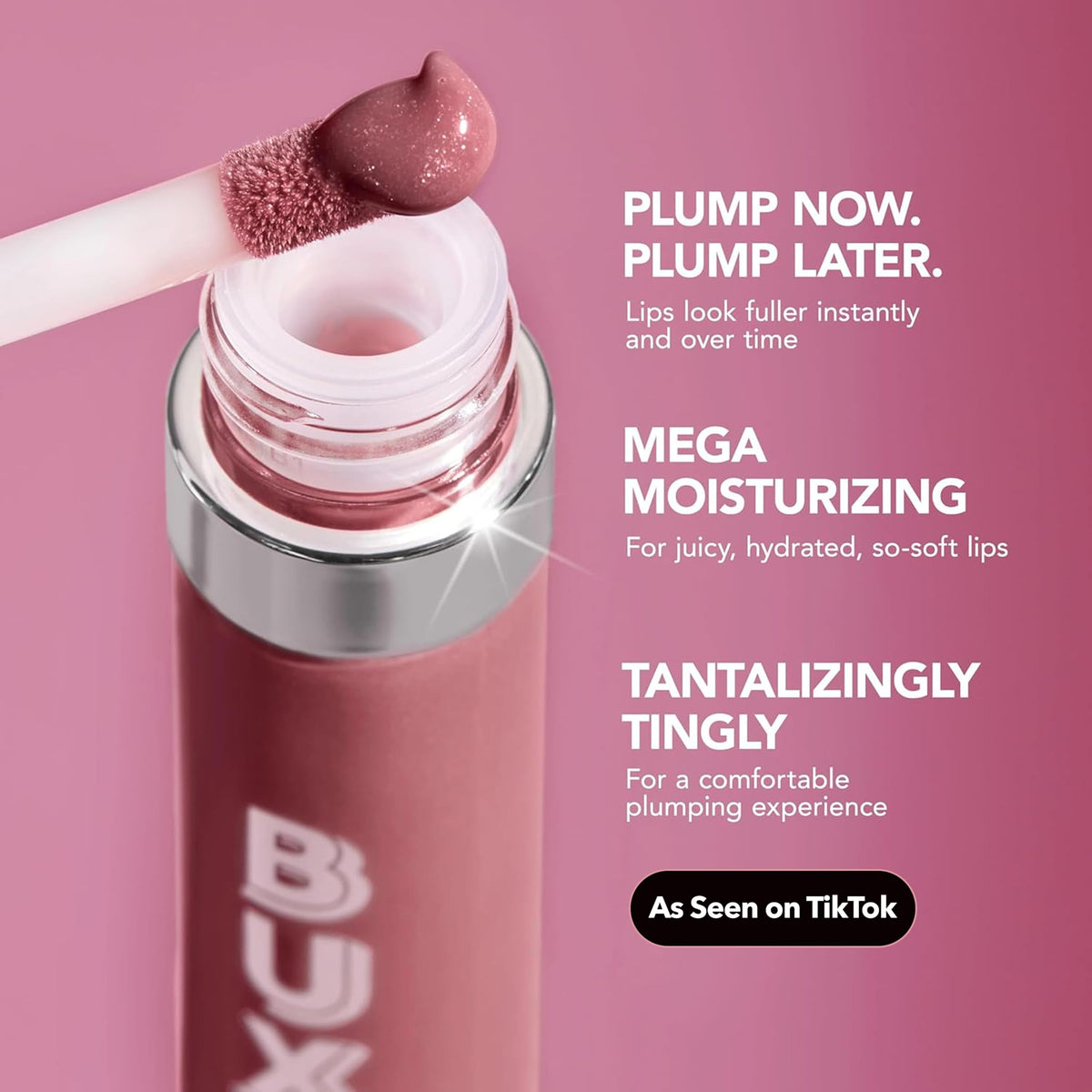 Buxom Full-On Plumping Lip Cream Bellini texture crémeuse