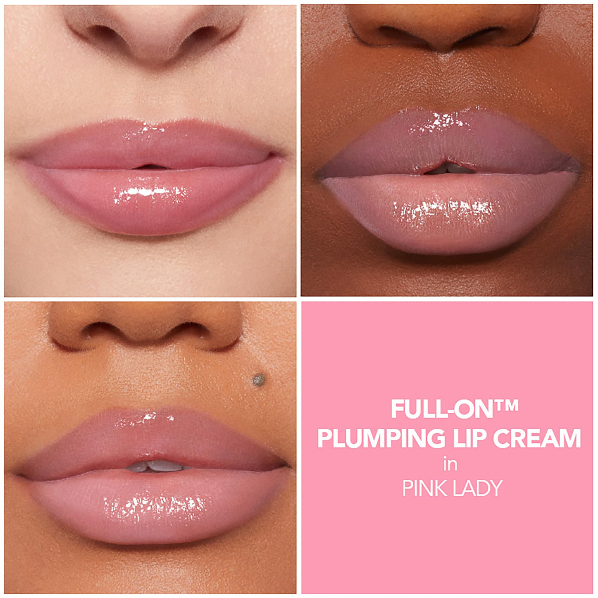 Buxom Full-On Plumping Lip Cream Pink Lady tube ouvert