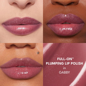 Buxom Full-On Plumping Lip Polish Gabby texture sur la main